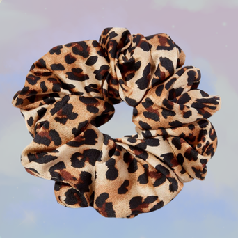 Cheetah Print Scrunchie