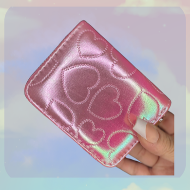 Heart Metallic Wallet